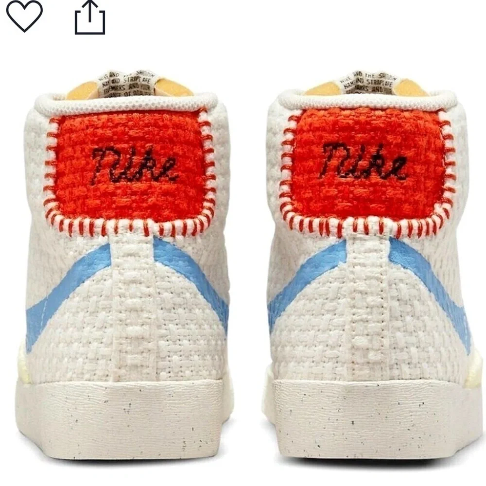 Nike blazer mid ‘ 77 next nature hemp shoes-size 8 women’s high top tennis shoes